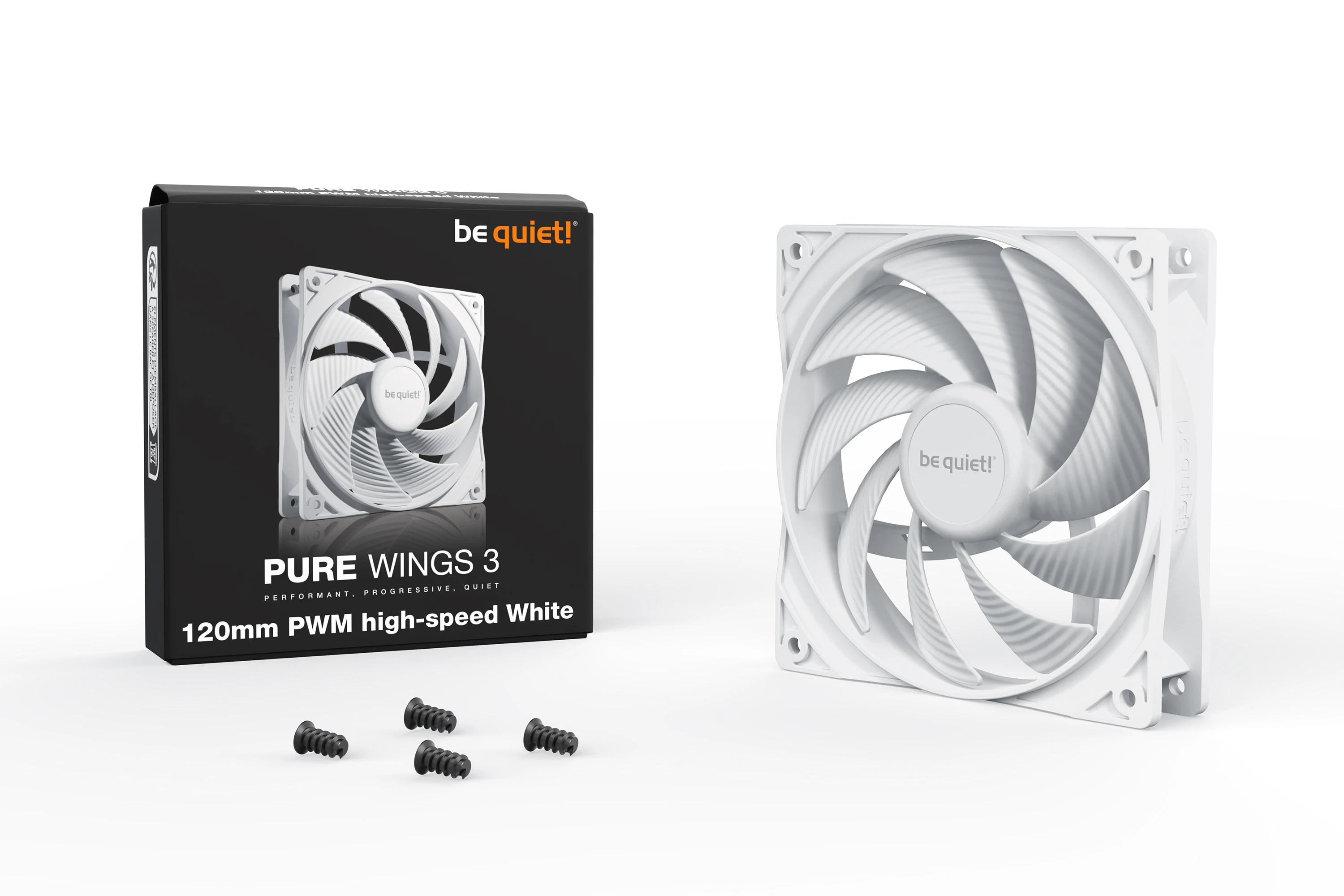 be quiet! вентилатор Fan 120mm - Pure Wings 3 120mm PWM high-speed White