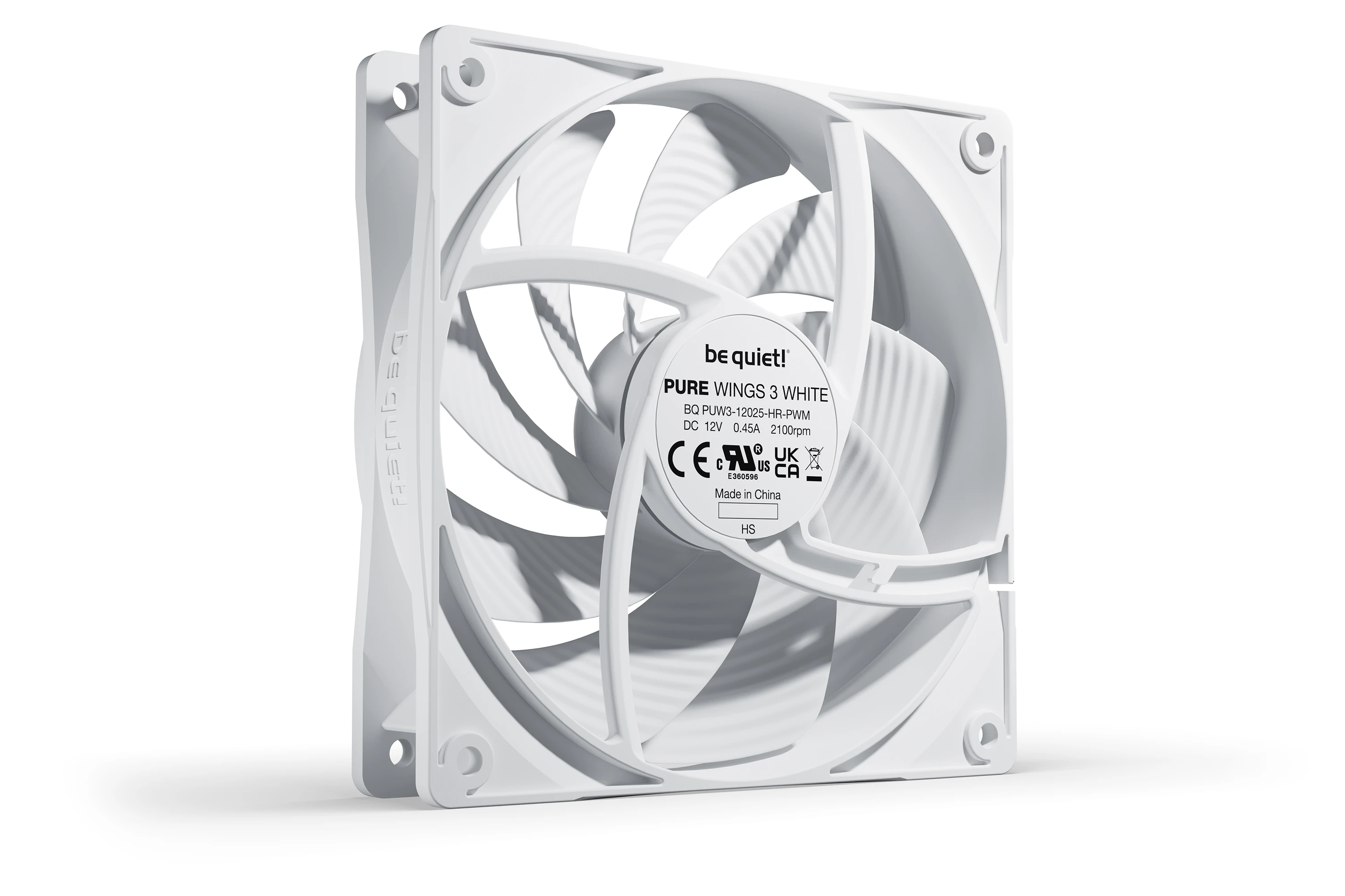 be quiet! вентилатор Fan 120mm - Pure Wings 3 120mm PWM high-speed White
