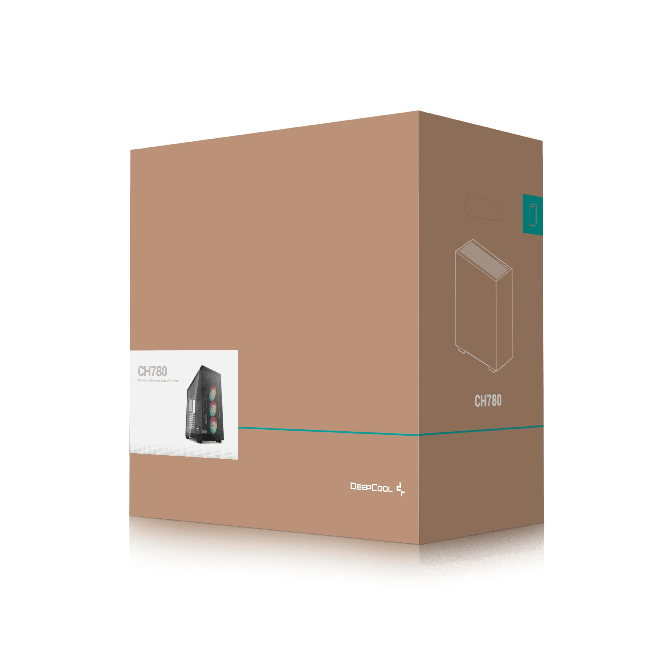 DeepCool кутия Case E-ATX - CH780 - Dual-Chamber