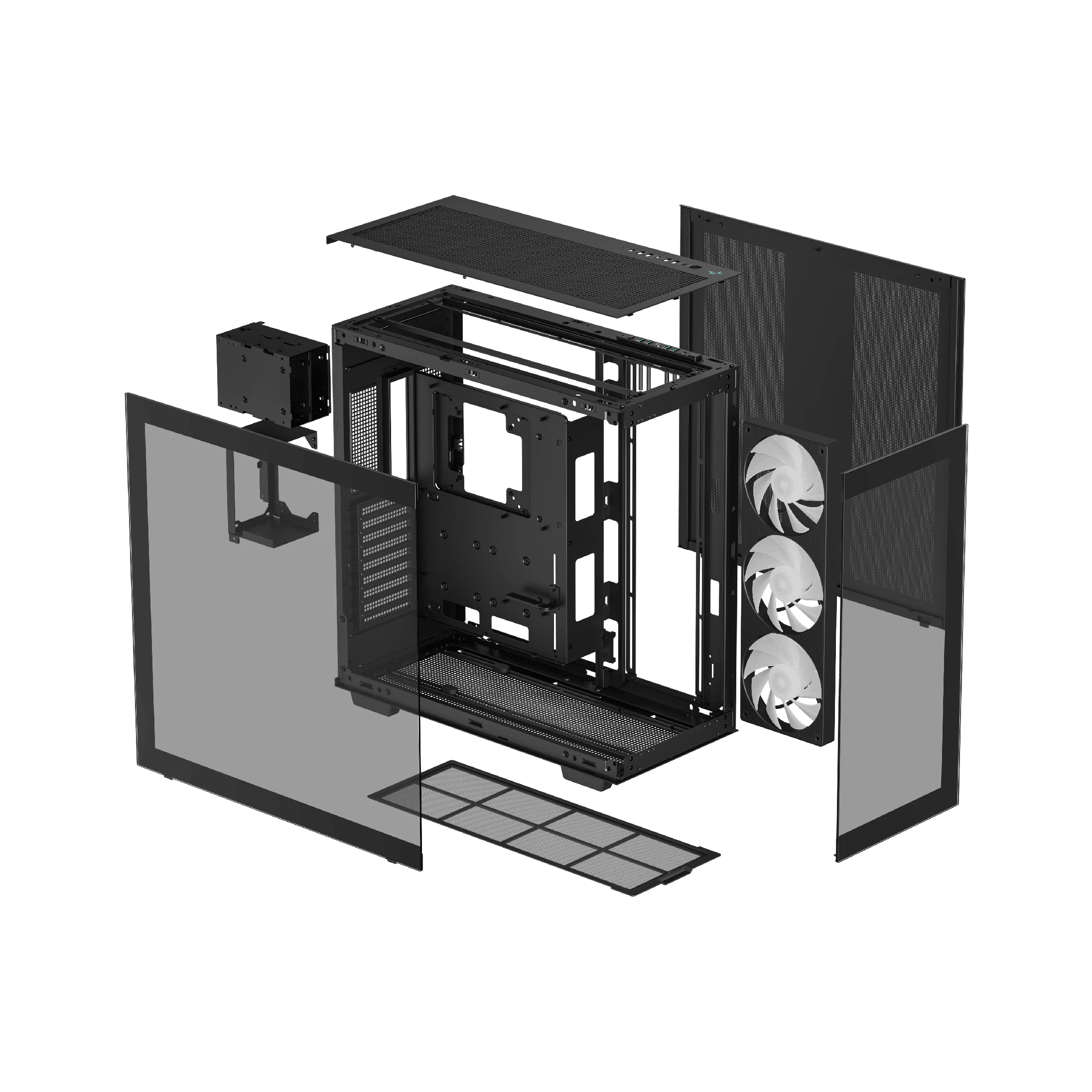 DeepCool кутия Case E-ATX - CH780 - Dual-Chamber