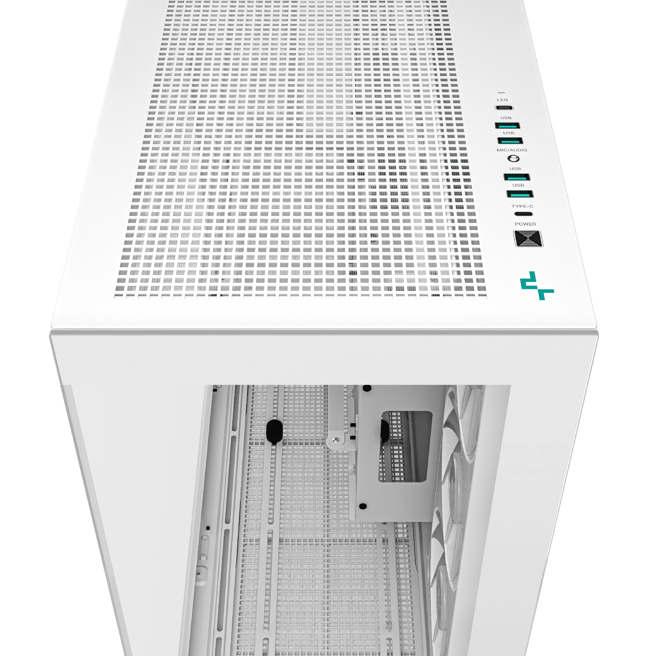 DeepCool кутия Case E-ATX - CH780 WH - Dual-Chamber