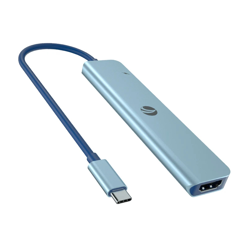 VCom докинг станция Docking Station Type-C 7-in-1 - CUE18 - PD3.0 100W, HDMI, USB3.0 x 1, USB2.0 x 2, SD, TF