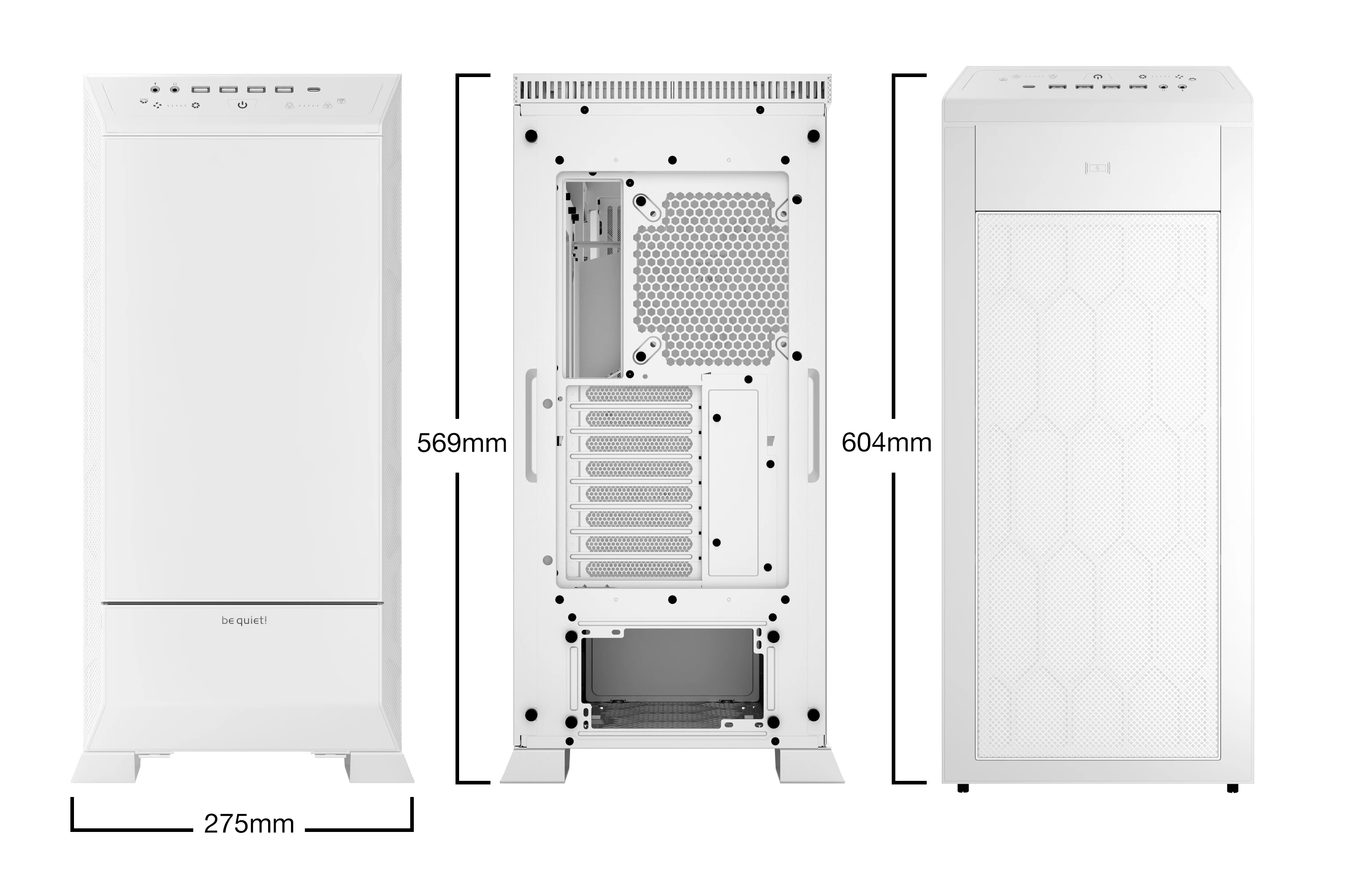 be quiet! кутия Case EATX - Dark Base Pro 901 White
