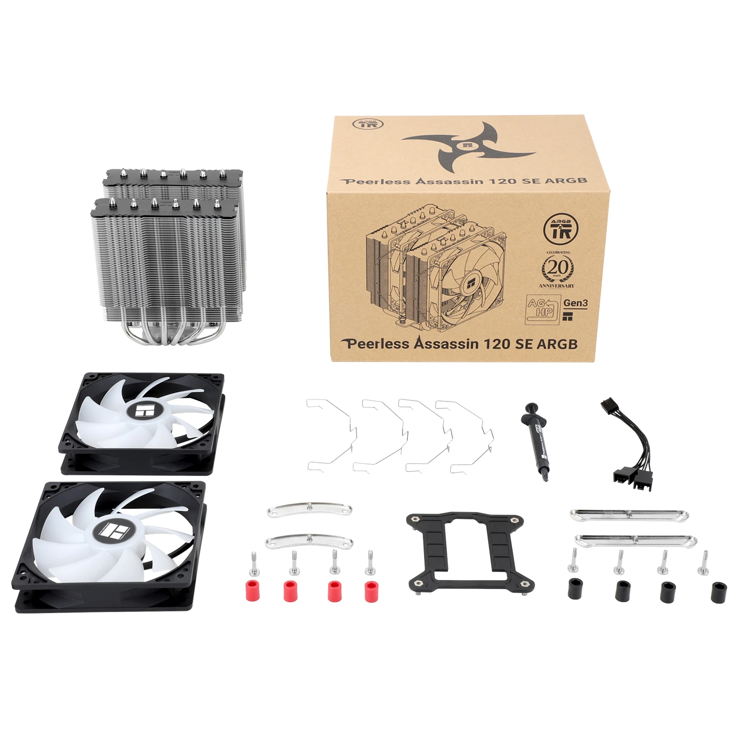 Thermalright охладител CPU Cooler Peerless Assassin 120 SE A-RGB - Dual-Tower - LGA1851/LGA1700/AM5