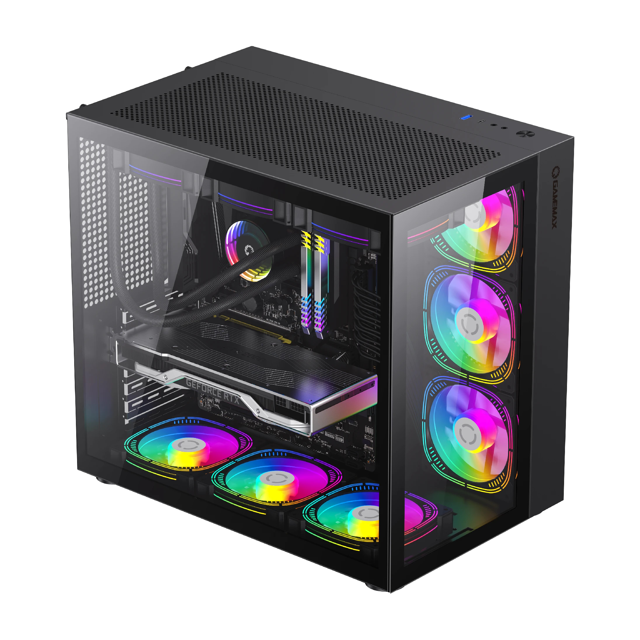 Gamemax кутия Case ATX - Infinity Black