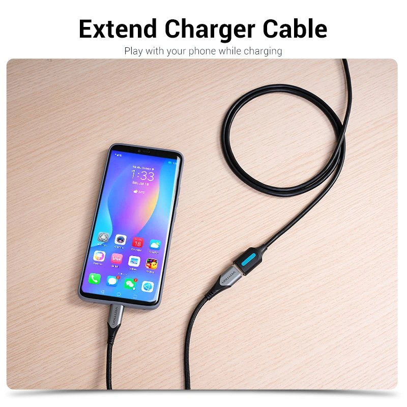 Vention Кабел USB 3.0 Extension AM / AF - 3.0M Black - CBHBI