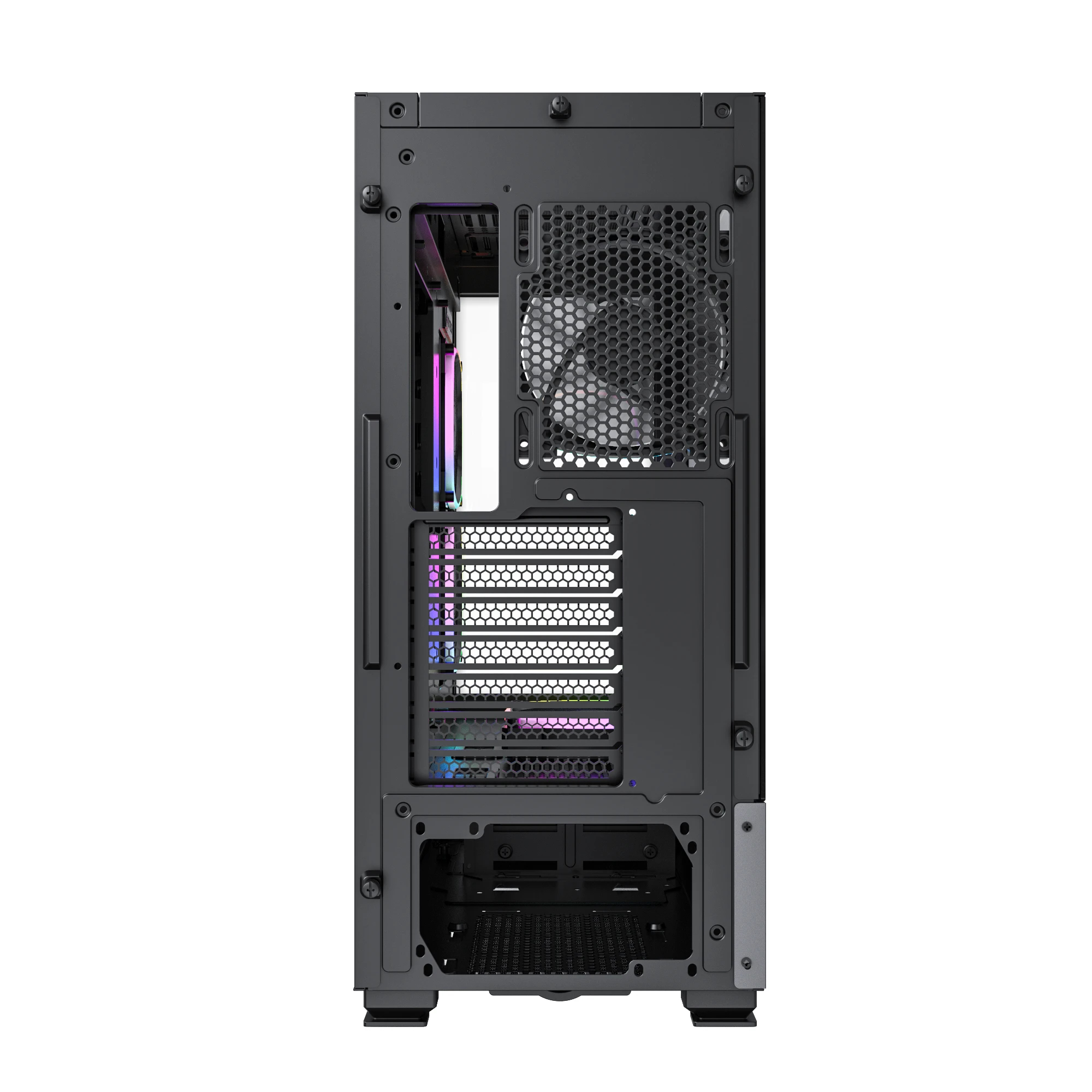 Montech кутия SKY TWO, Mid-tower Case, TG, 4x120mm ARGB Fans, Black