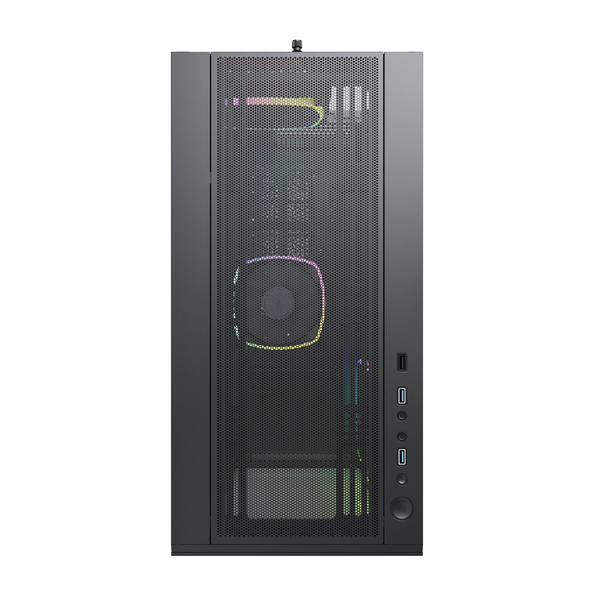 Montech кутия SKY TWO, Mid-tower Case, TG, 4x120mm ARGB Fans, Black