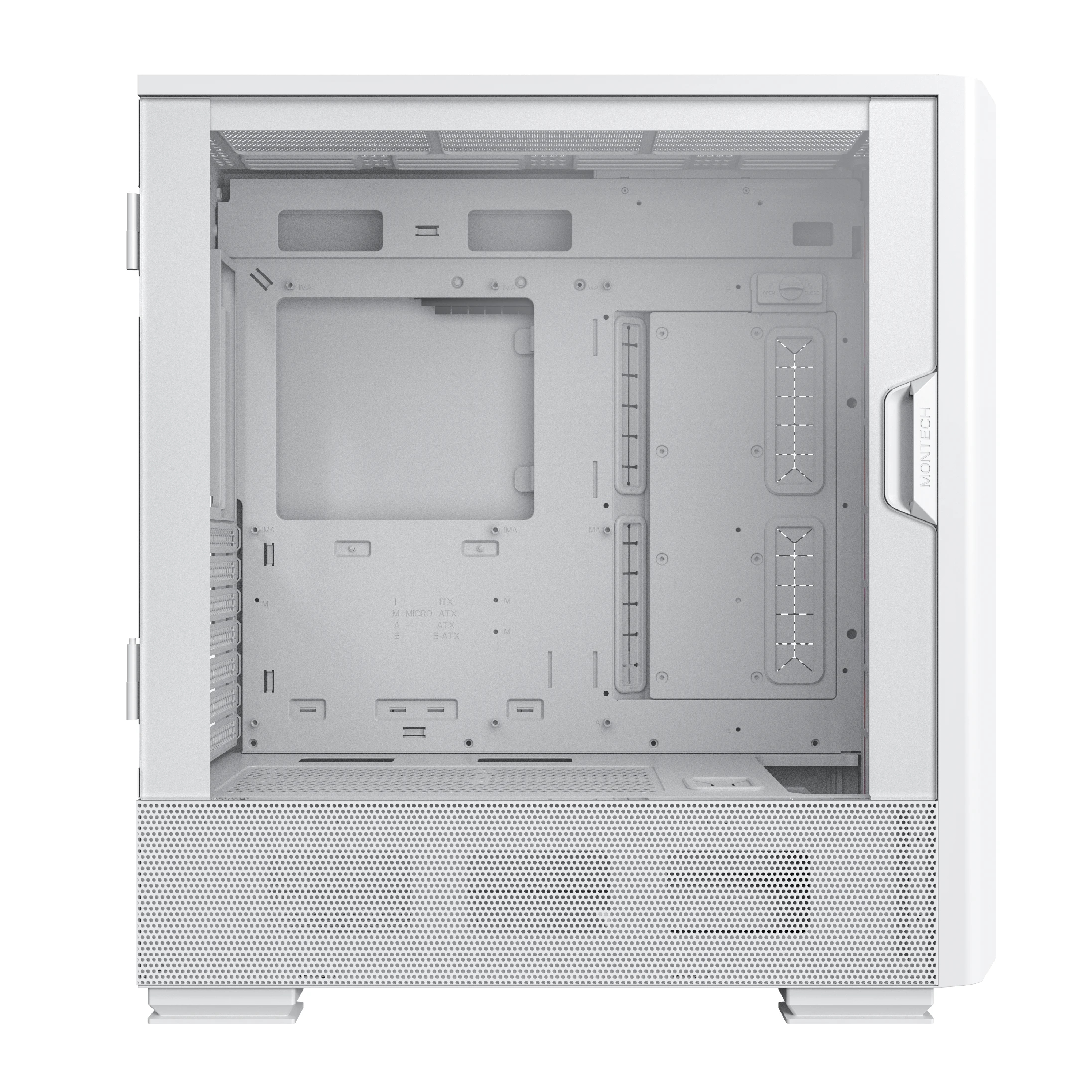 Montech кутия SKY TWO GX, Mid-tower Case, TG, 3x140mm ARGB Fans, White