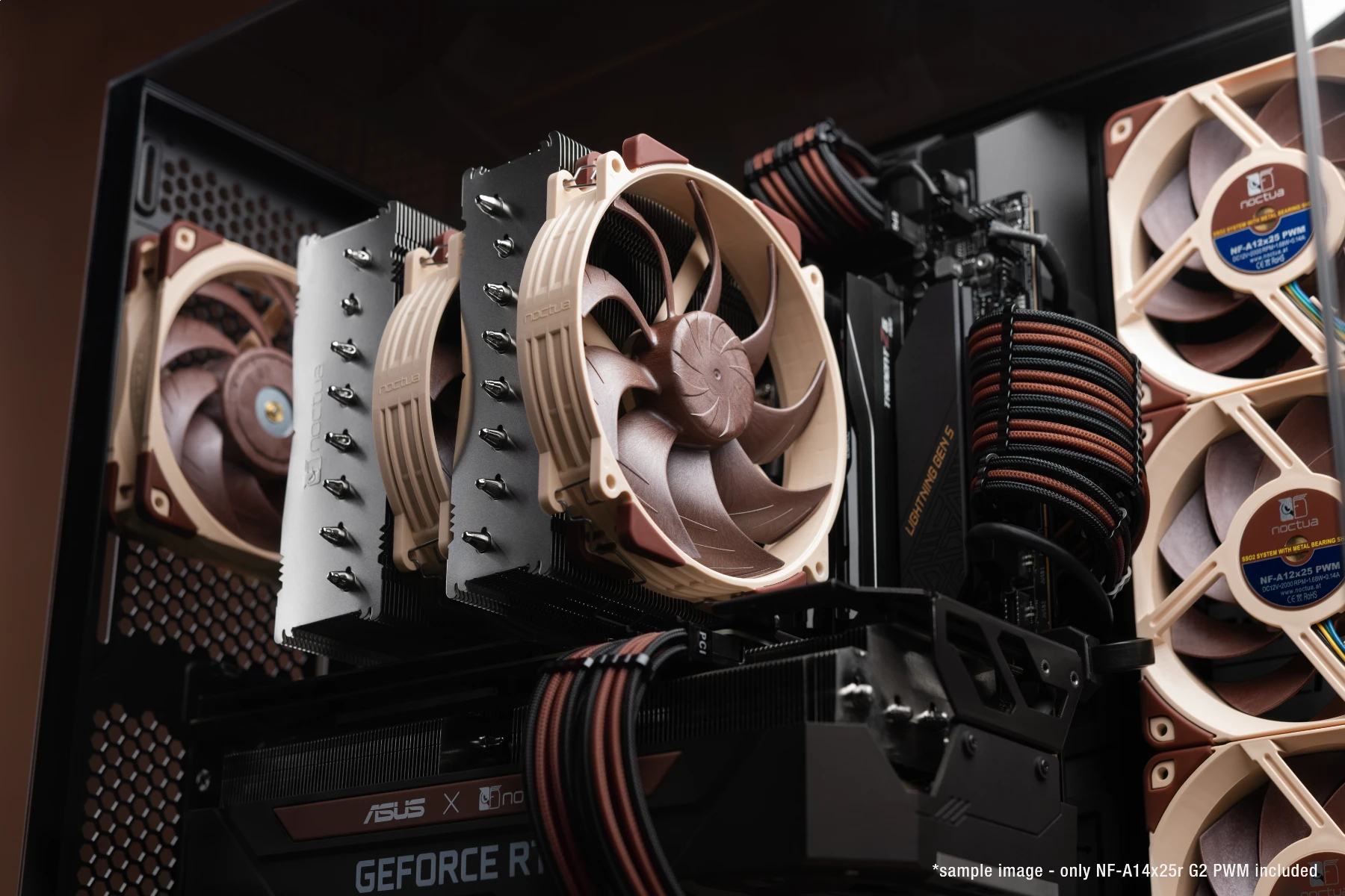 Noctua вентилатор Fan 140mm - NF-A14x25r G2 PWM