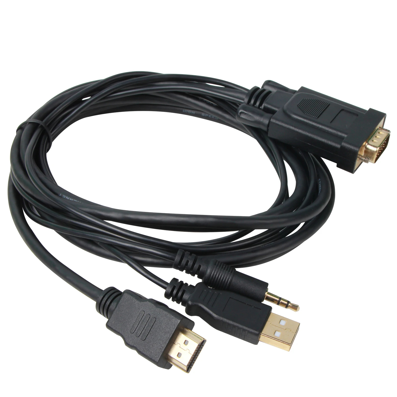 VCom кабел HDMI M / VGA M - CG598A-1.8m