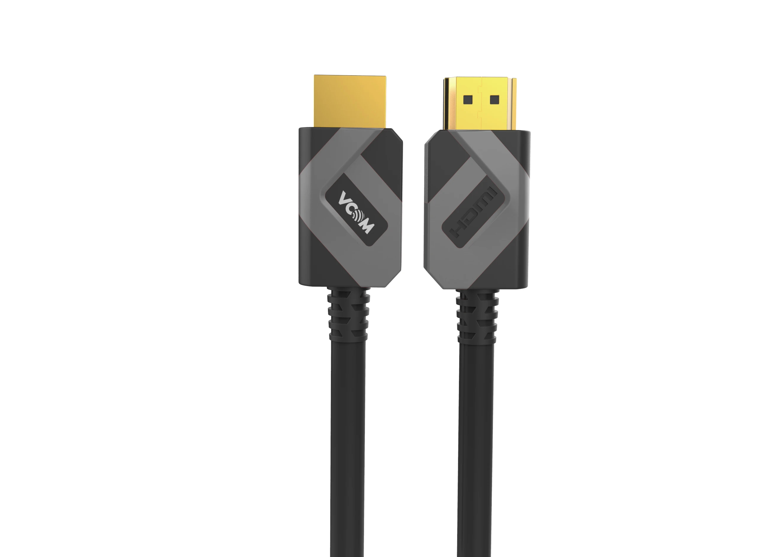 VCom Кабел HDMI v2.1 M / M 2.0m - 8K Dolby Vision HDR, Black/Grey - CG805-2.0m