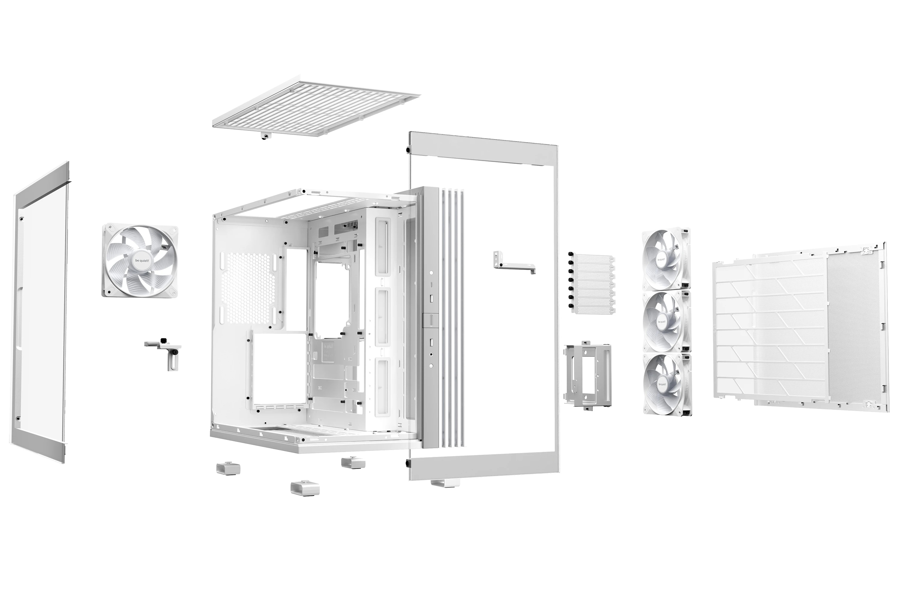 be quiet! кутия Case ATX - LIGHT BASE 600 LX White