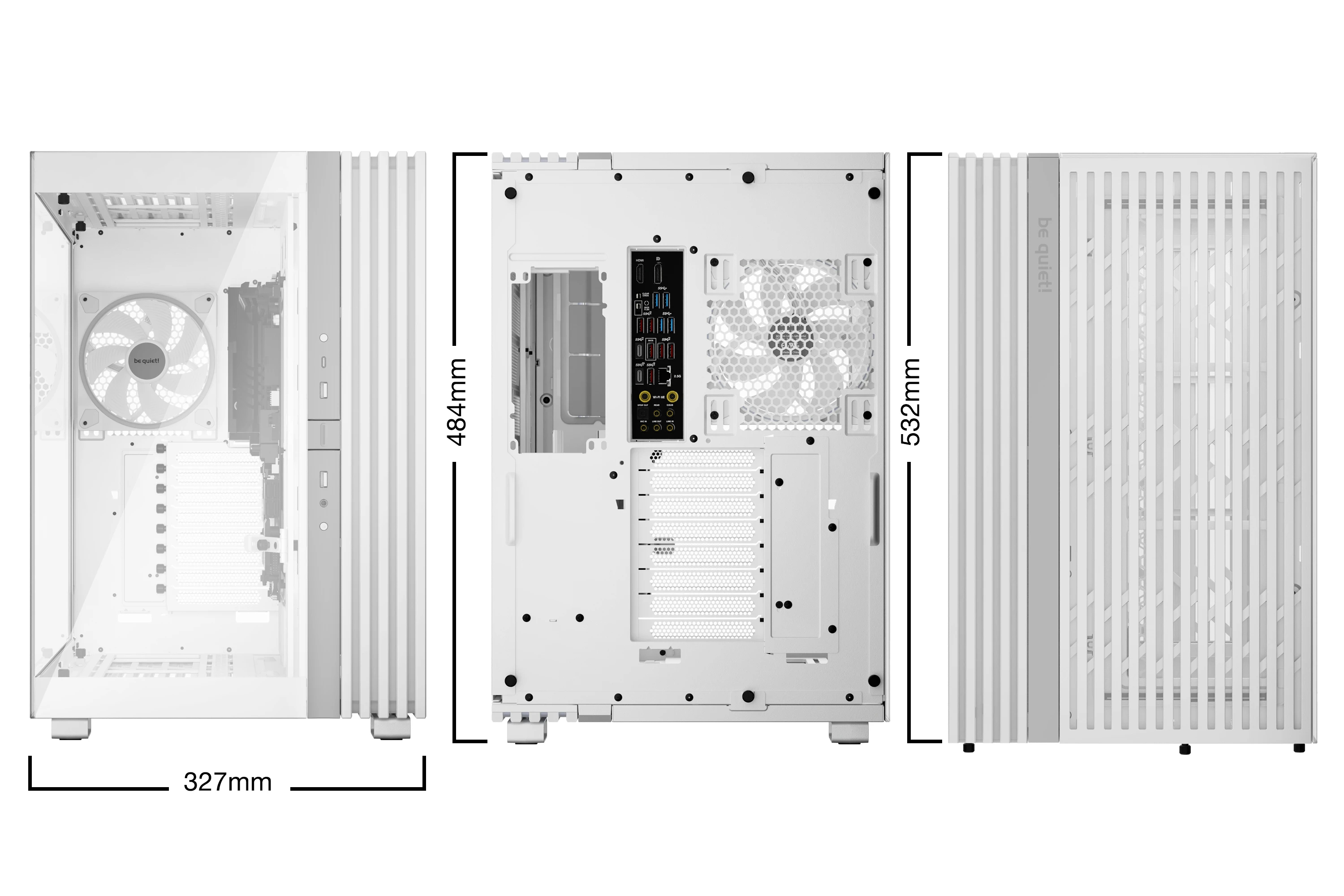 be quiet! кутия Case EATX - LIGHT BASE 900 FX White