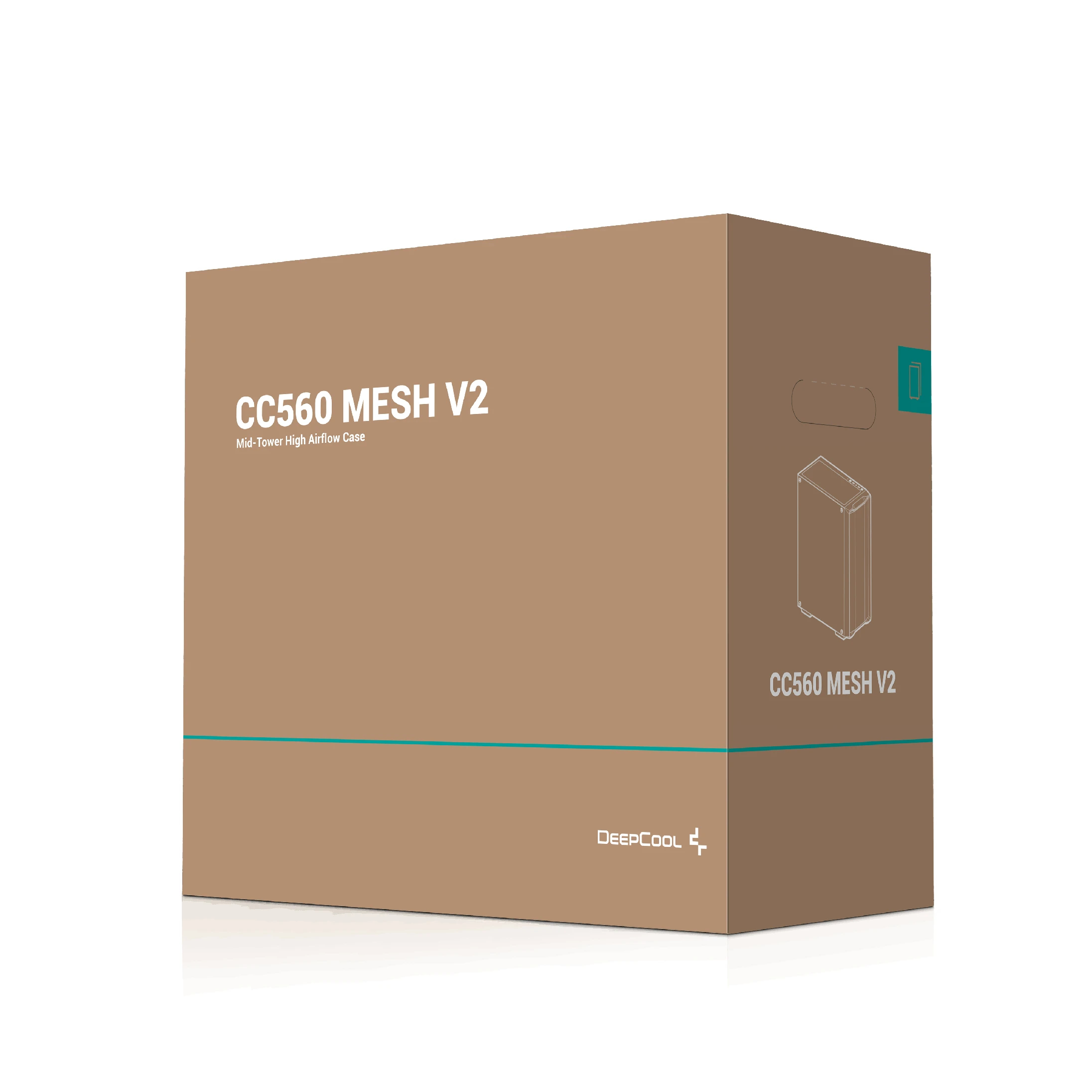 DeepCool кутия Case ATX - CC560 MESH V2
