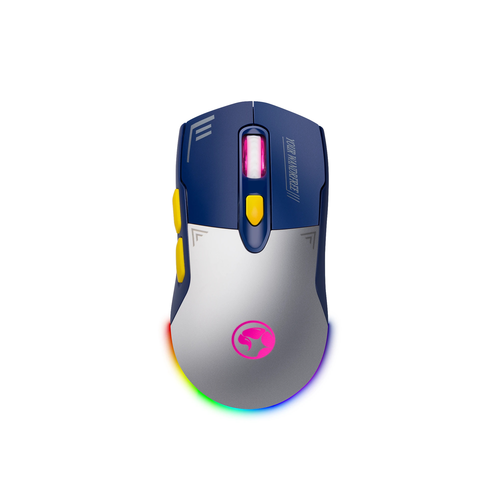 Marvo безжична геймърска мишка Wireless Gaming Mouse Duke 20 White G803W WB - 4800dpi, 2.4G, Bluetooth