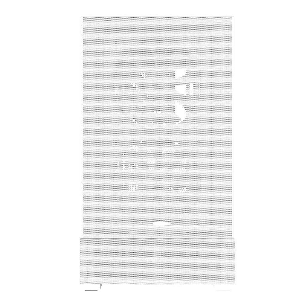 Zalman кутия Case mATX - P30 AIR White