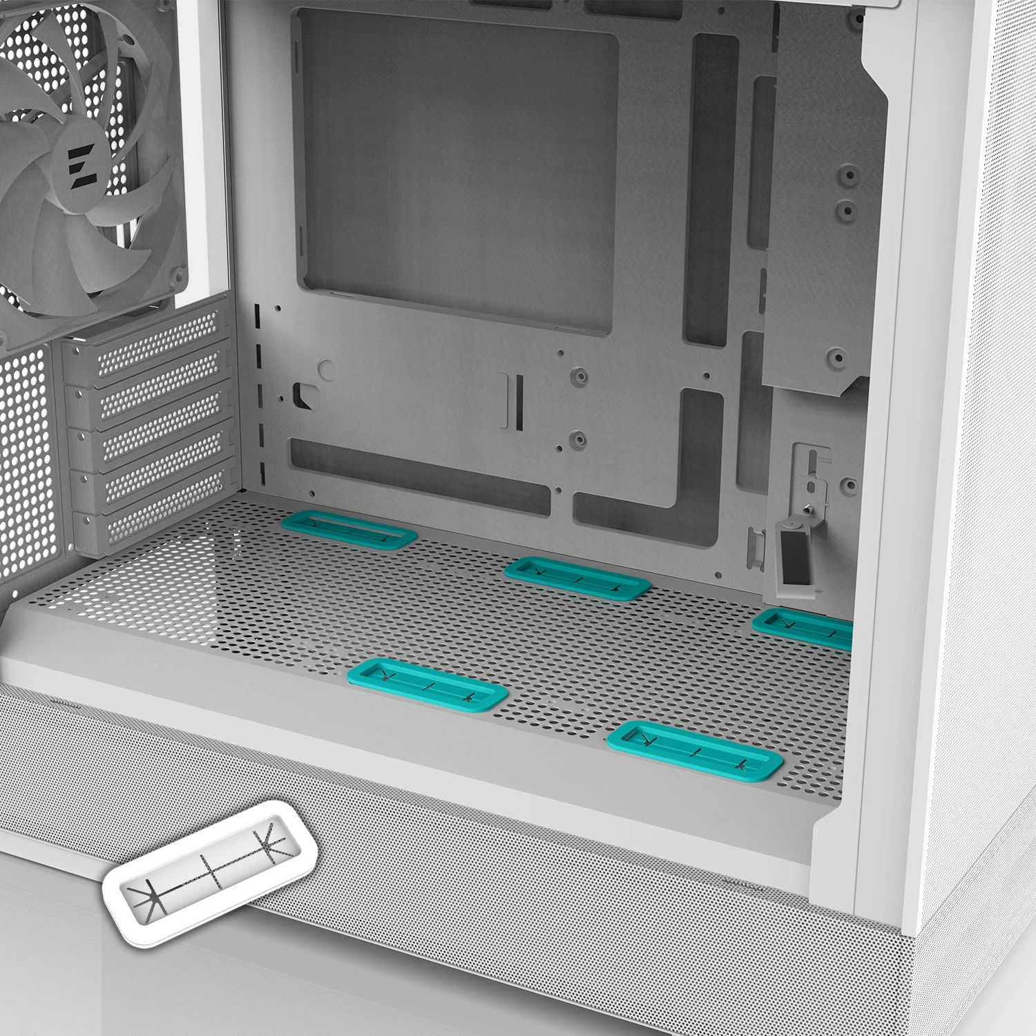 Zalman кутия Case mATX - P30 AIR White