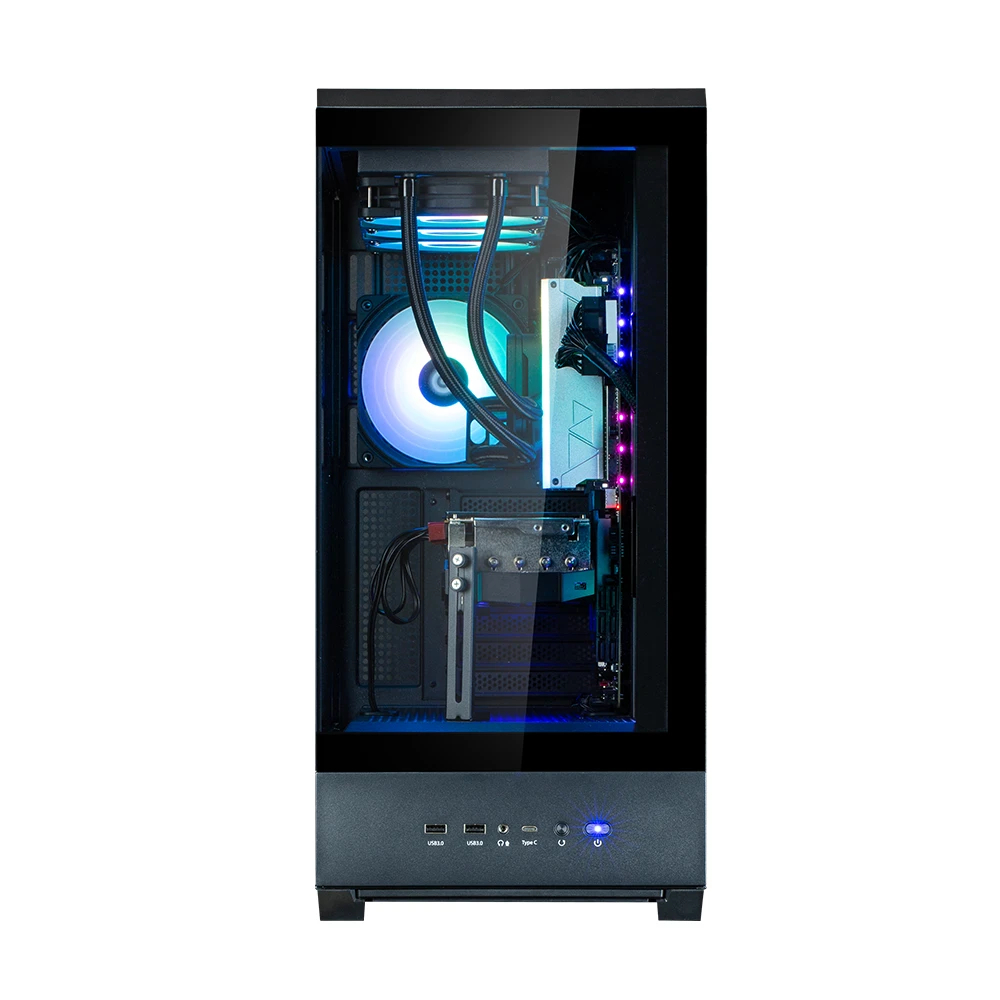 Zalman кутия Case ATX - P50 DS Black - Digital Display, Addressable RGB