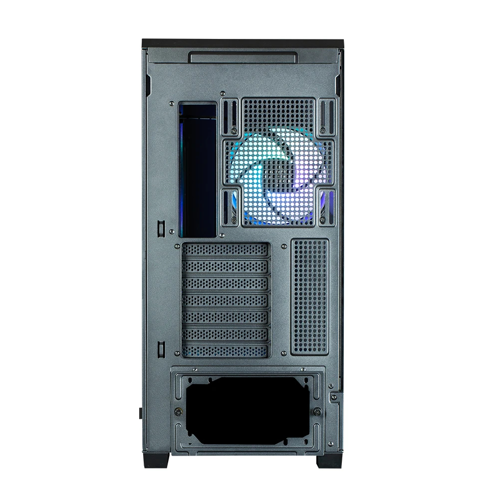 Zalman кутия Case ATX - P50 DS Black - Digital Display, Addressable RGB
