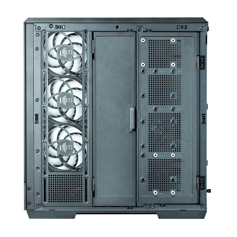 Zalman кутия Case ATX - P50 DS Black - Digital Display, Addressable RGB