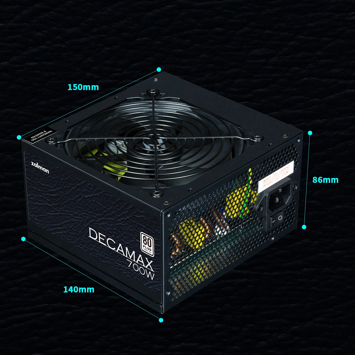 Zalman захранване PSU DecaMax 700W 80+ ZM700-LX3