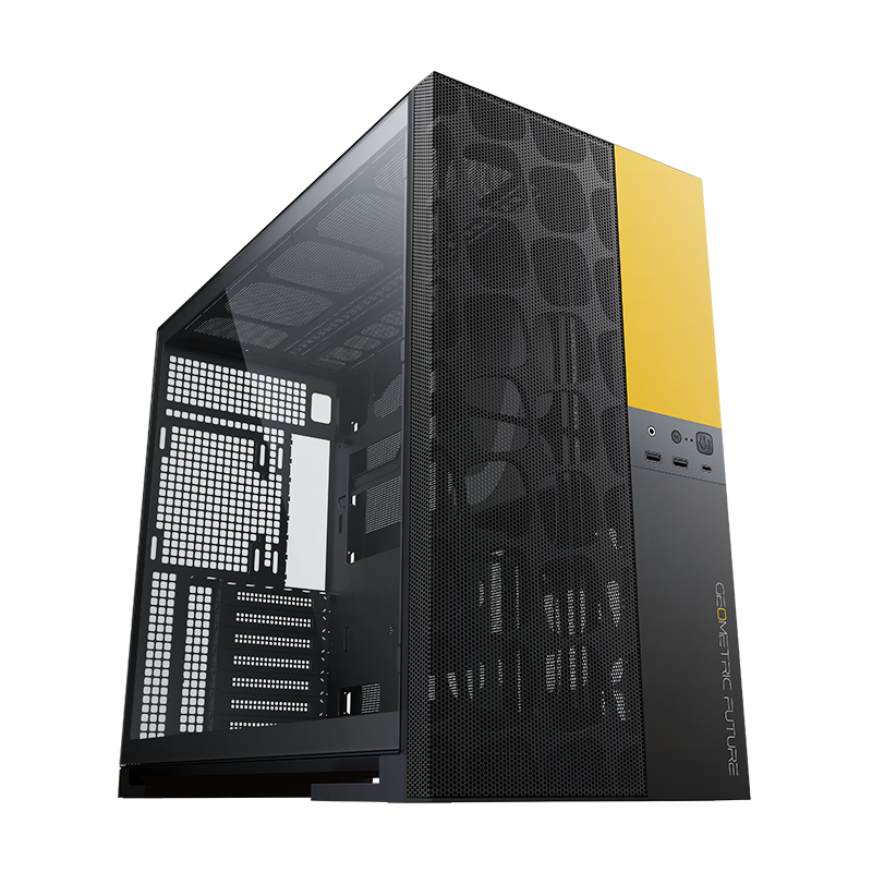 Geometric Future кутия Case EATX - Model 5 Vent Black/Yellow