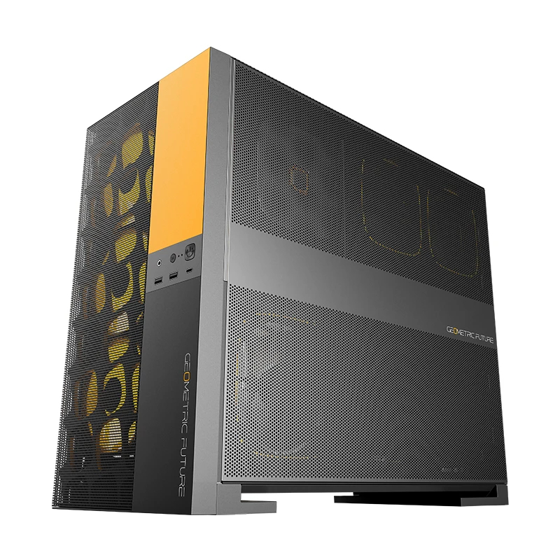 Geometric Future кутия Case EATX - Model 5 Vent Black/Yellow