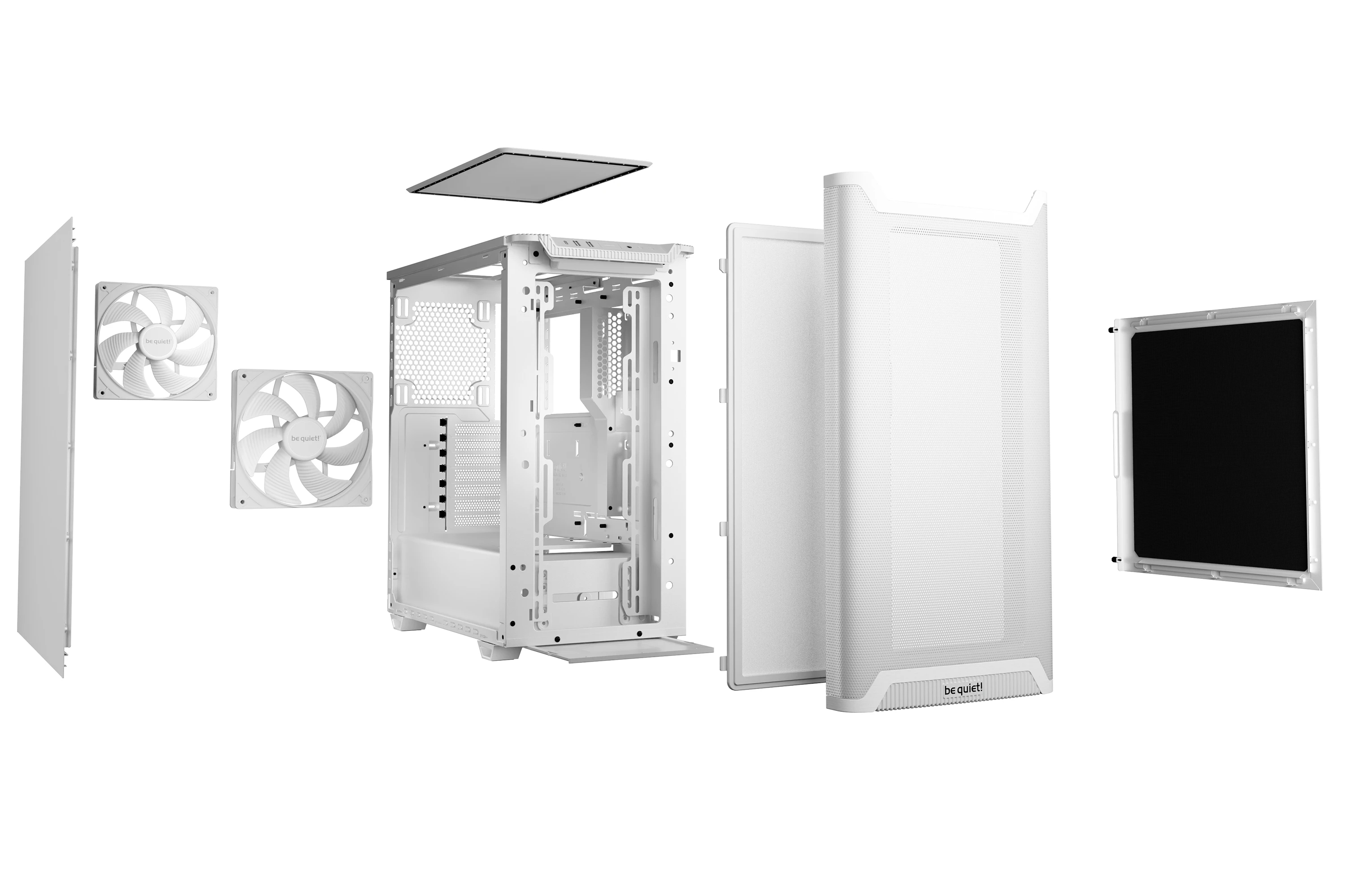 be quiet! кутия Case ATX - Pure Base 501 Airflow White