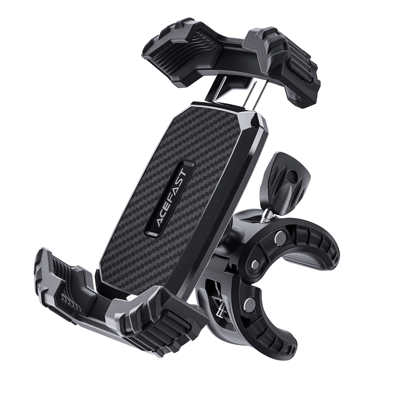 Acefast Стойка за телефон за колело Bicycle phone holder - Anti-skid, Shock-Absorbing - D23 - Black