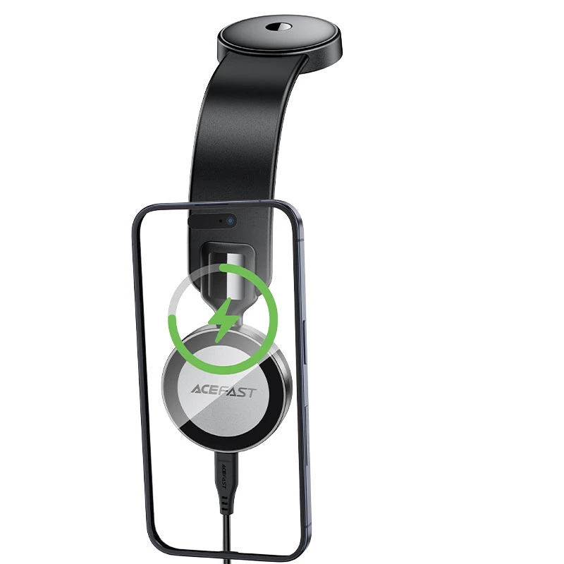 Acefast Стойка за телефон за кола Car phone holder - Magnetic Charging, 360 degree - D37 Black