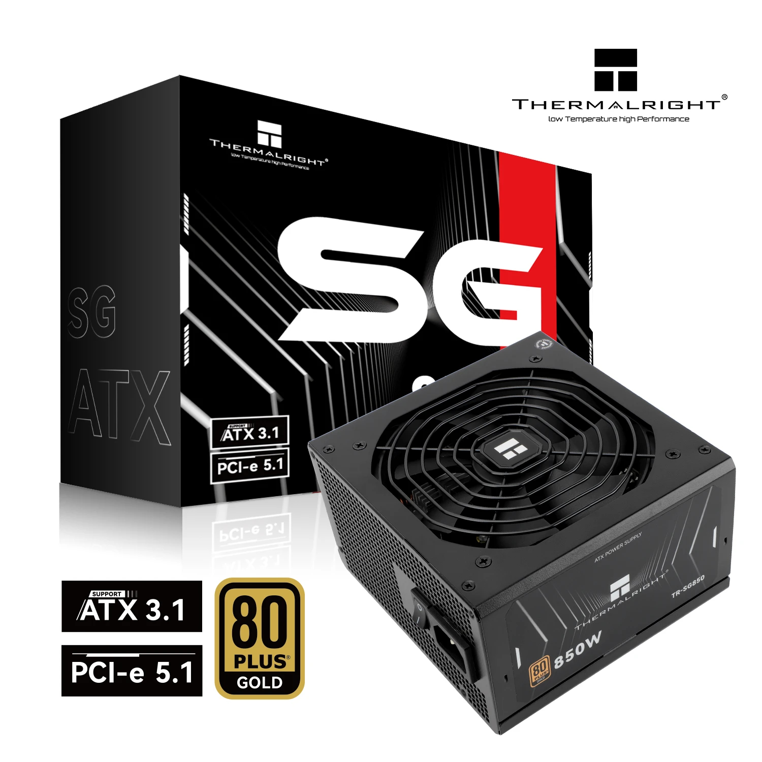 Thermalright захранване PSU ATX 3.1 850W Gold - TR-SG-850