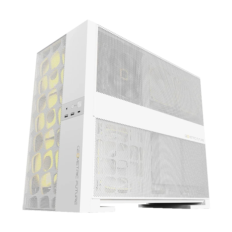 Geometric Future кутия Case EATX - Model 5 Vent White - 5 x 140 mm aRGB fans included