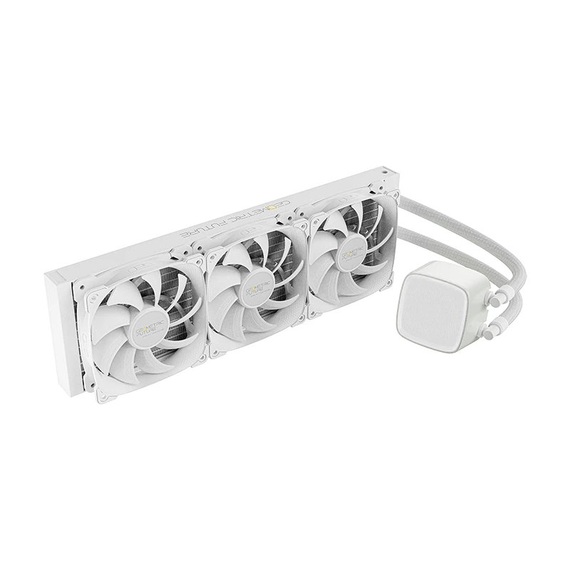Geometric Future водно охлаждане Water Cooling - Eskimo Pro 360 White - Addressable RGB, LGA1851/AM5