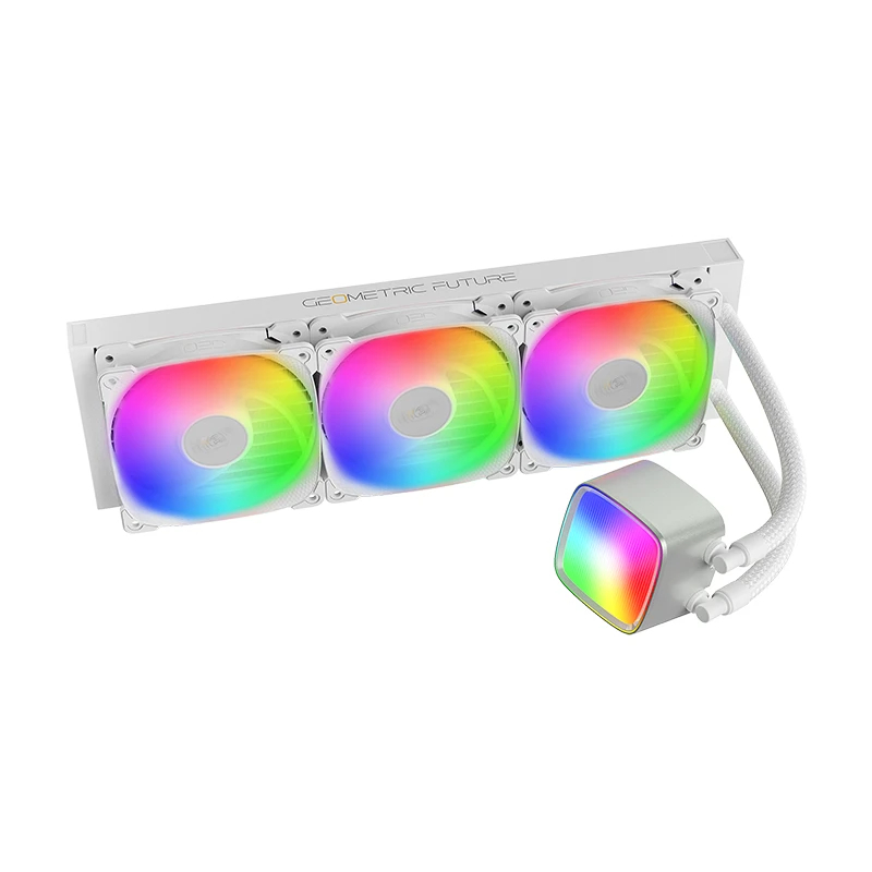 Geometric Future водно охлаждане Water Cooling - Eskimo Pro 360 White - Addressable RGB, LGA1851/AM5