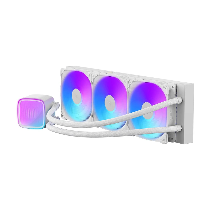 Geometric Future водно охлаждане Water Cooling - Eskimo Pro 360 White - Addressable RGB, LGA1851/AM5