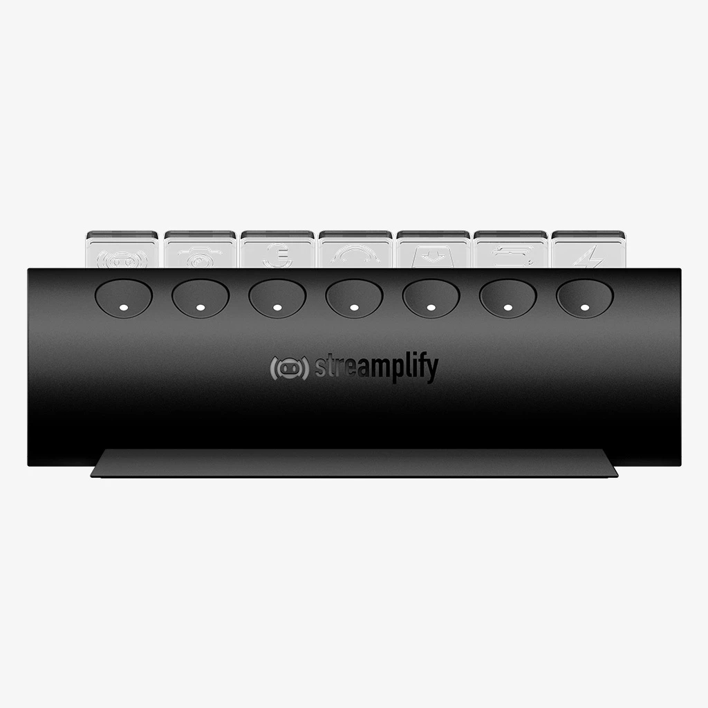 Streamplify стрийминг хъб/дек Streaming HUB CTRL 7 RGB - 7 x USB-A - SPUH-HC71217.11