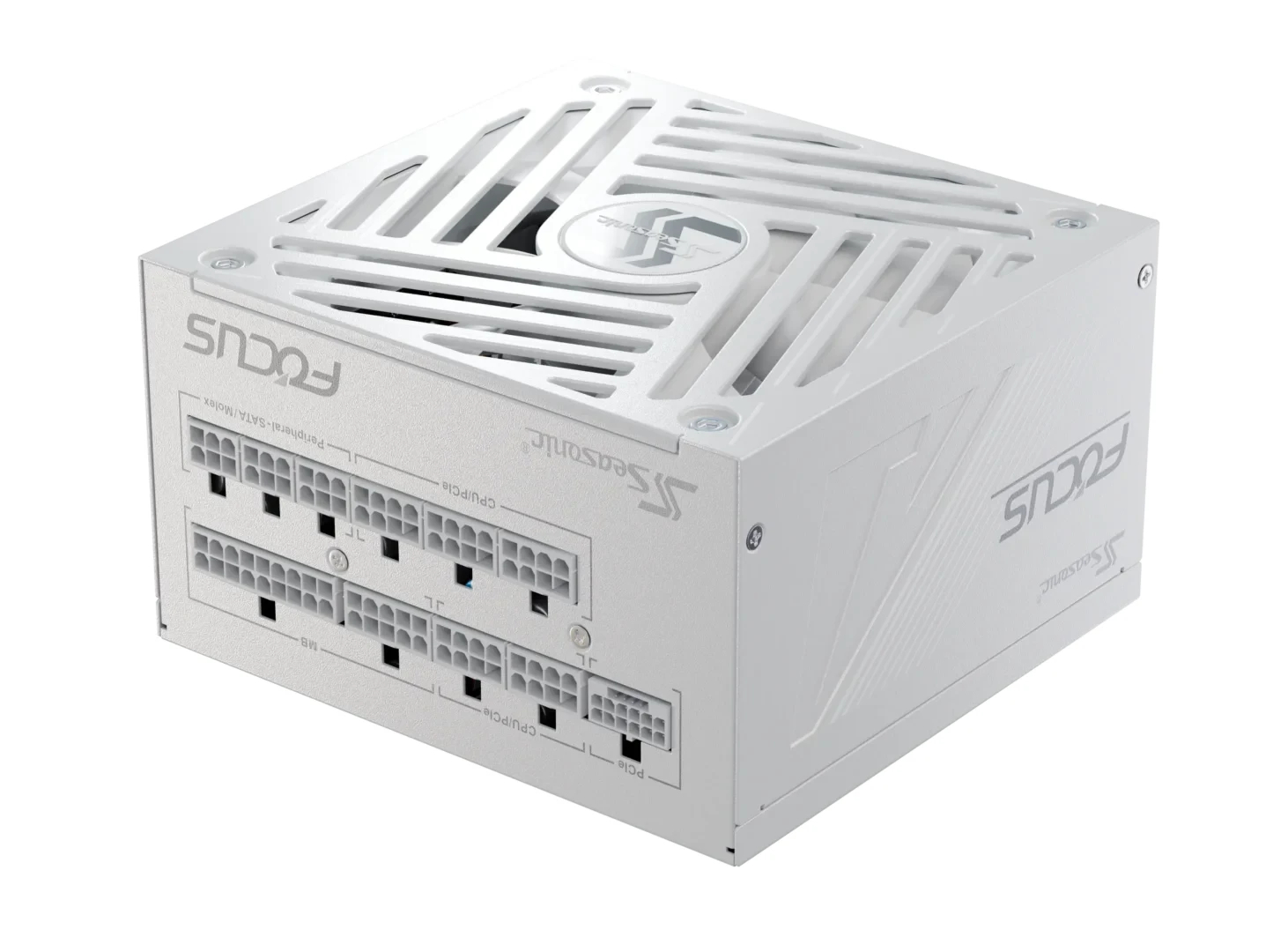 Seasonic захранване PSU ATX 3.1 1000W Gold, Full Modular, PCIe 5.1 - FOCUS-GX-1000-V4-WHITE
