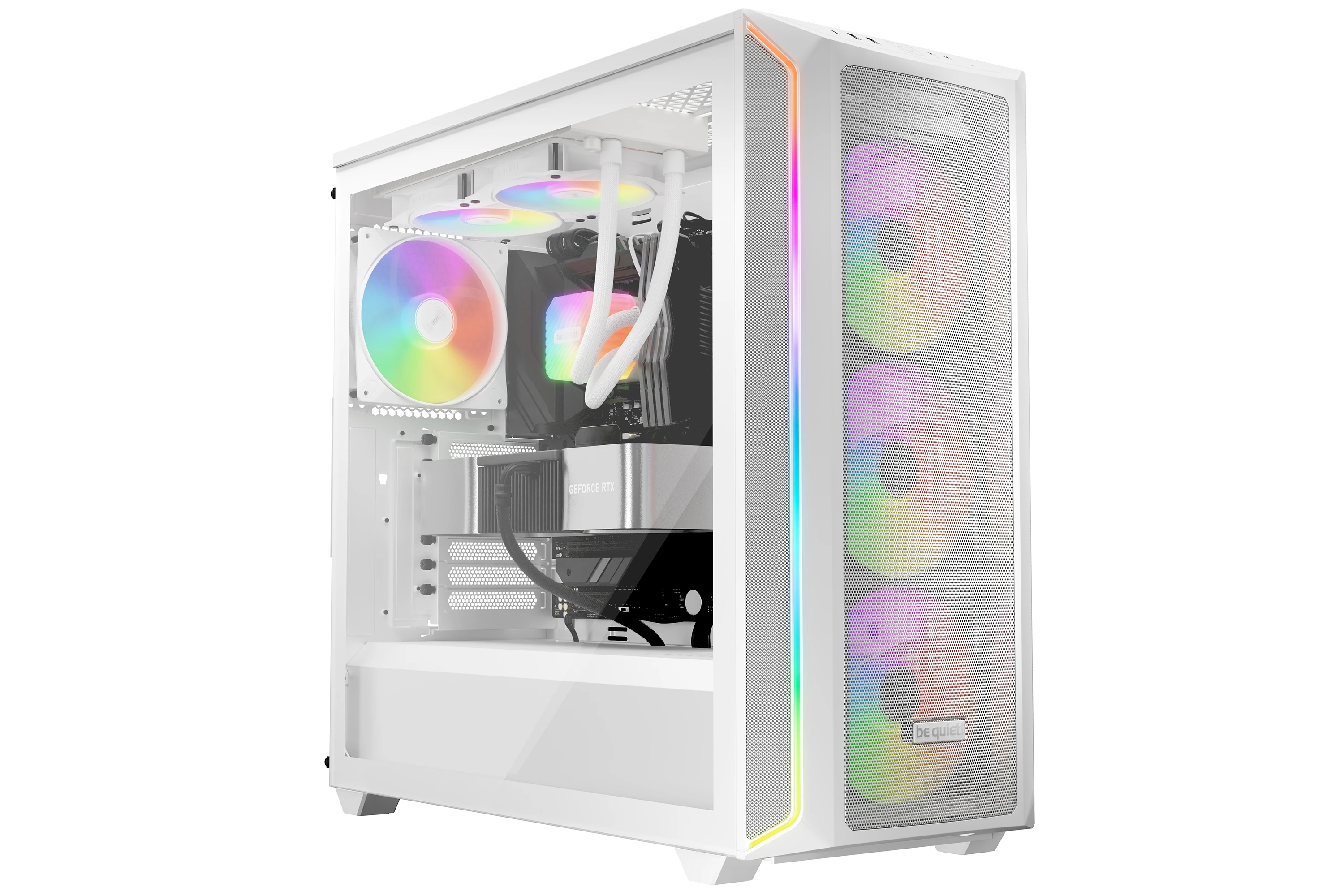 be quiet! комплект вентилатори Fan Pack 3-in-1 3 x 120mm - LIGHT WINGS LX 120mm PWM high-speed White Triple-Pack