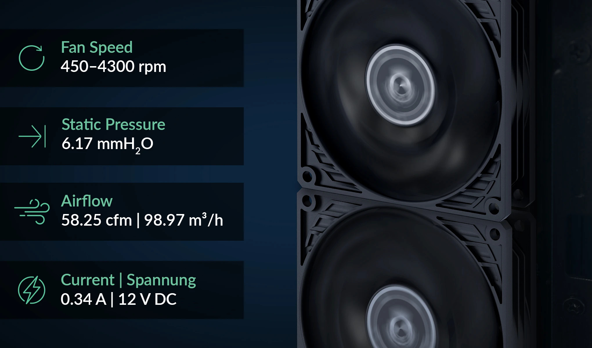 Arctic вентилатор Fan 92mm P9 Max - 450-4300rpm