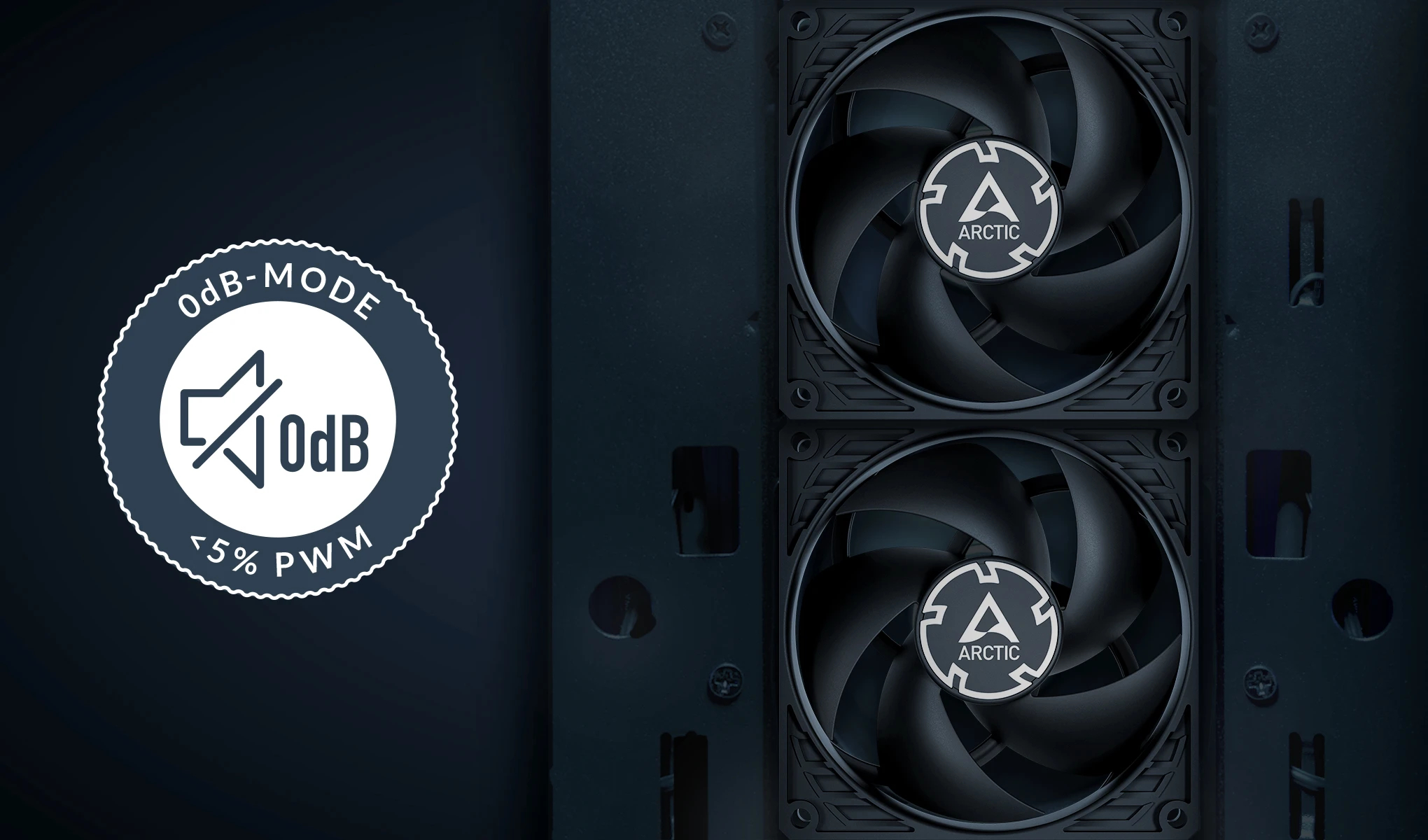Arctic вентилатор Fan 92mm P9 PWM PST (Black) - 200-3000rpm