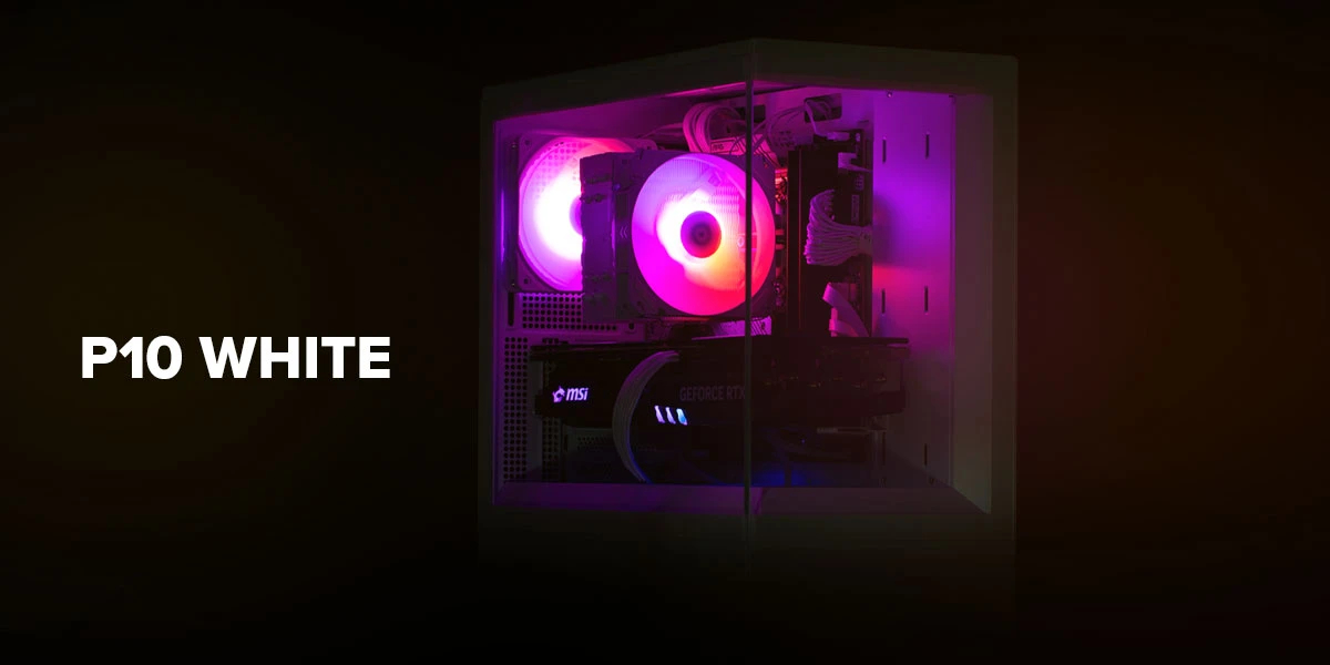 Zalman кутия Case mATX - P10 White