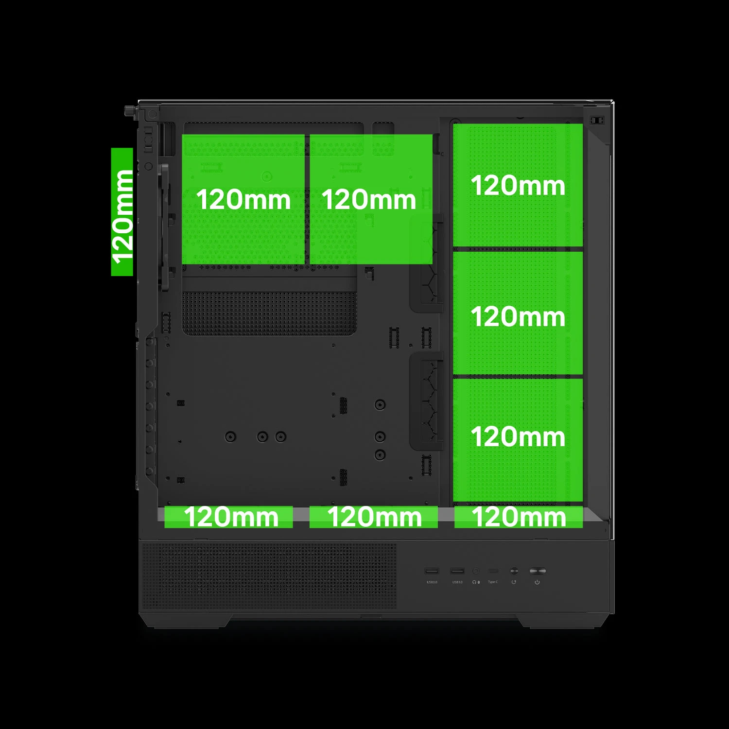 Zalman кутия Case ATX - P40 Prism Black