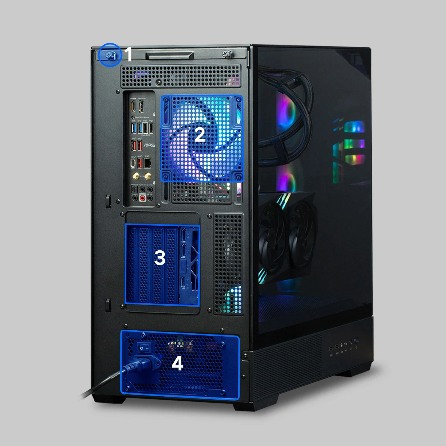 Zalman кутия Case ATX - P40 Prism Black