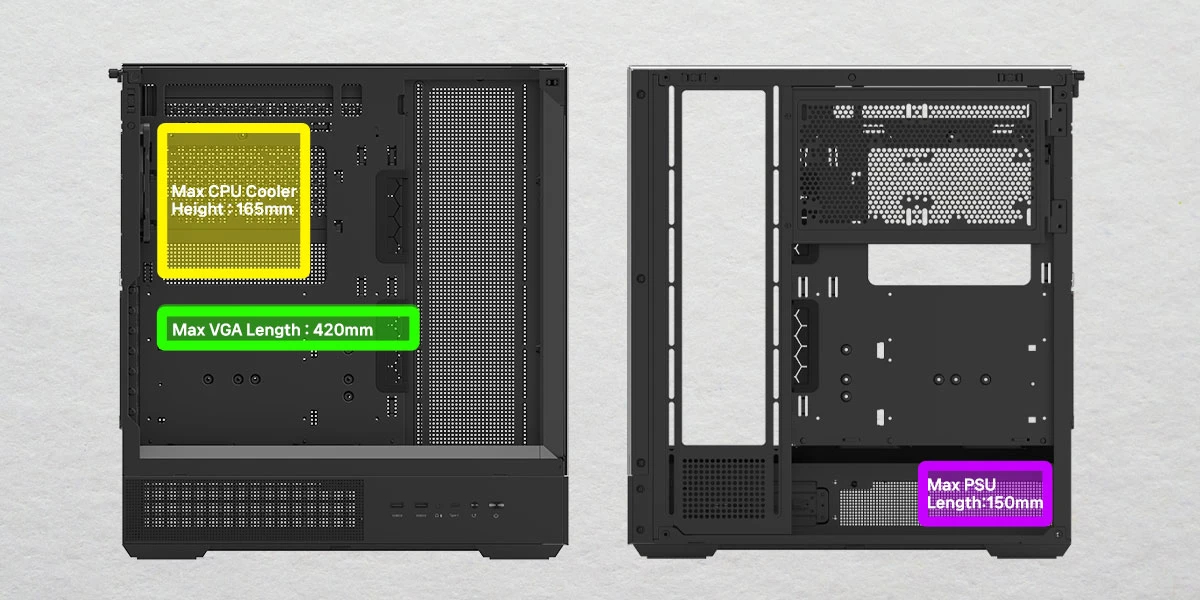Zalman кутия Case ATX - P40 Prism Black