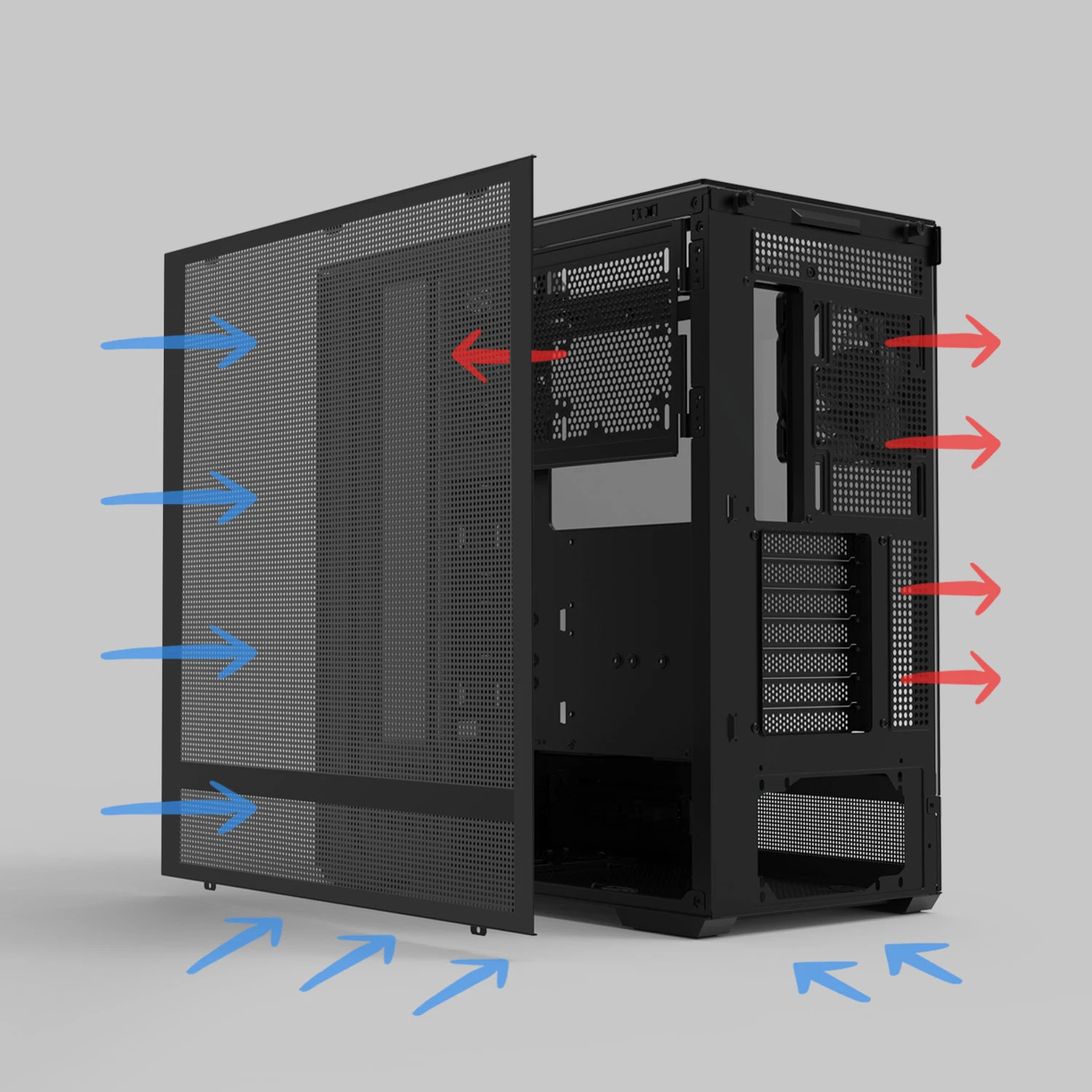 Zalman кутия Case ATX - P40 Prism Black