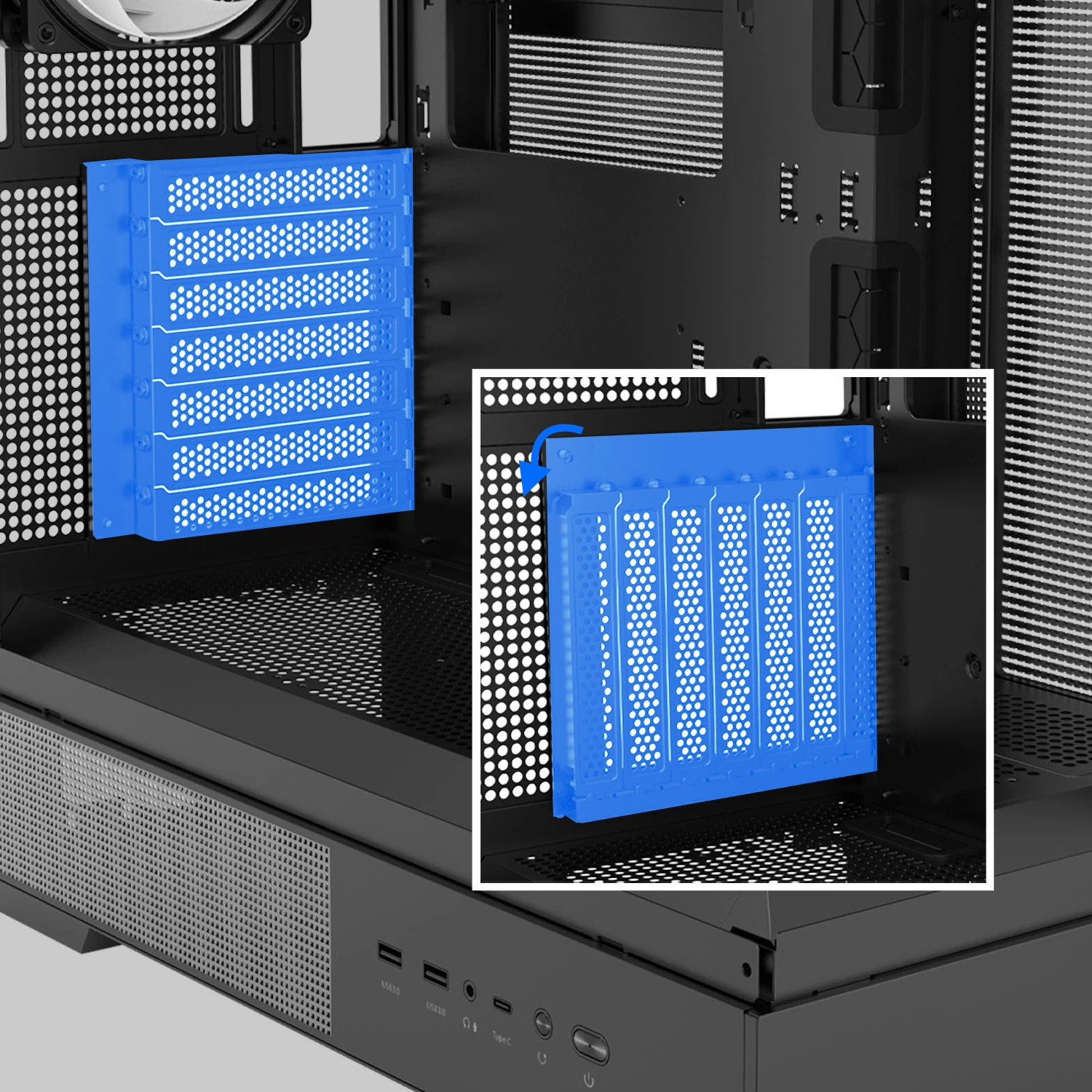 Zalman кутия Case ATX - P40 Prism Black