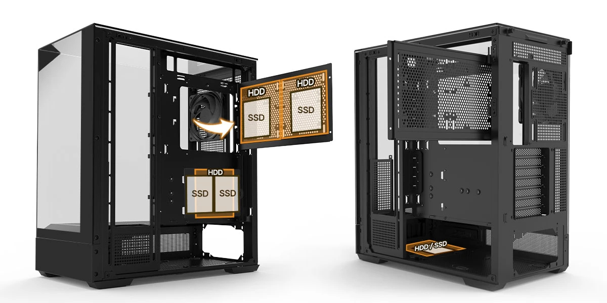 Zalman кутия Case ATX - P40 Prism Black