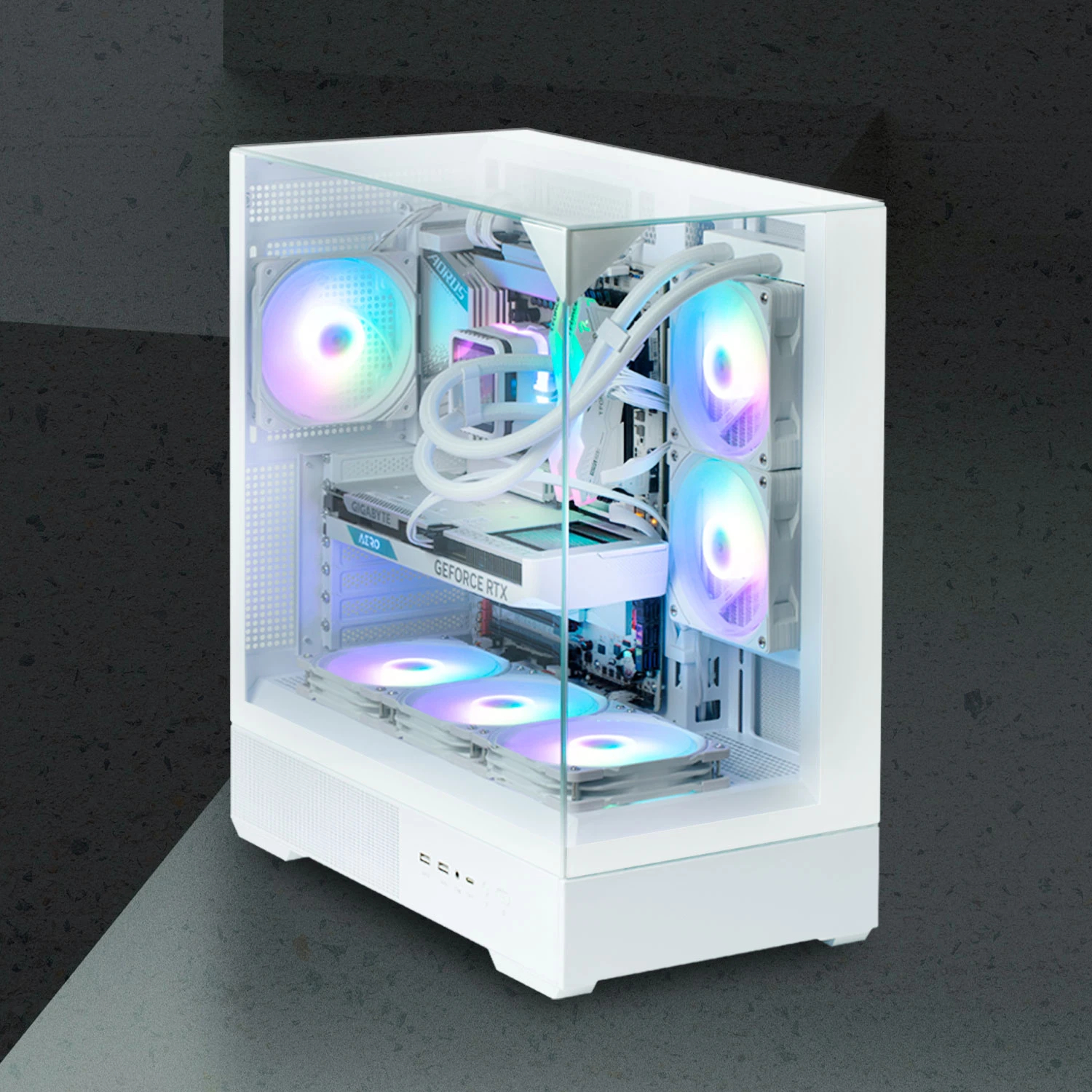 Zalman кутия Case ATX - P40 Prism White