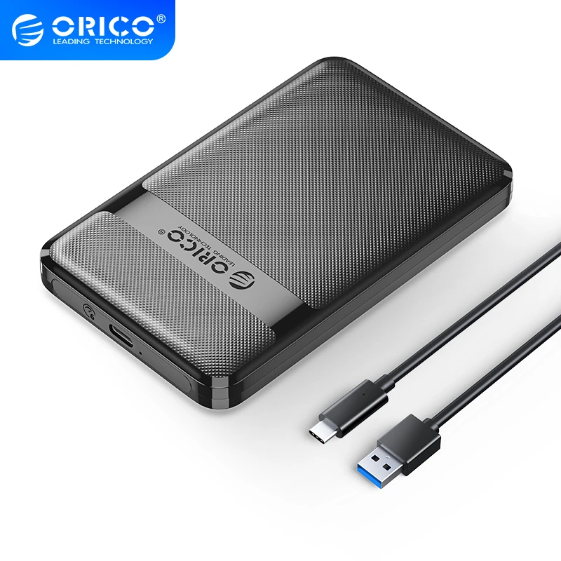 Orico кутия за диск Storage - Case - 2.5 inch USB-C - 2577C3-V1-BK